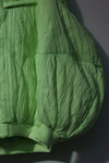 CHENPENG Pleated Puffer Jacket CP20AWJ002CPC394 Pleated Lime Green PCP1